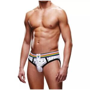 🦋B2G1🦋PROWLER Men’s PRIDE PEACE & LOVE Pattern Colorful Rainbow Brief Underwear